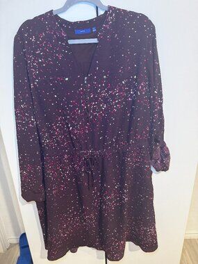 Women's Plus Apt 9 Long Sleeve Dress Size 2x
